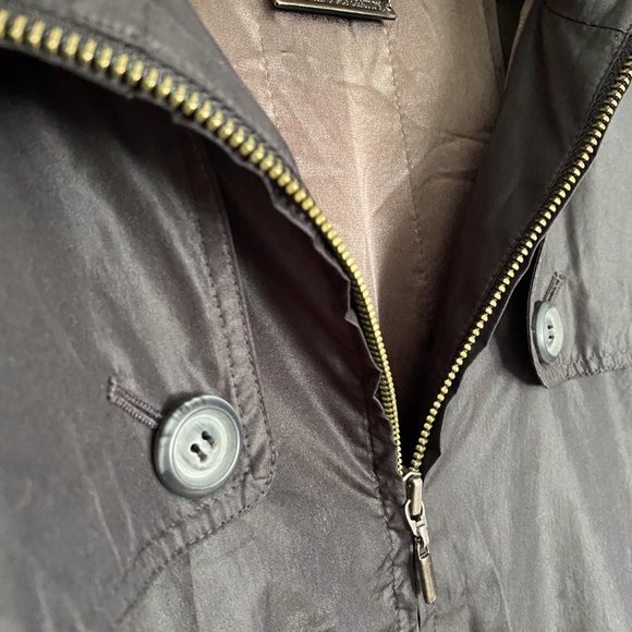 Quilted 3/4 zip pullover Hooded jacket - Picture 3 of 7